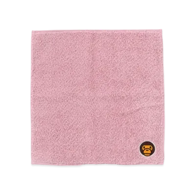A BATHING APE Baby Milo Hand Towel "Pink"
