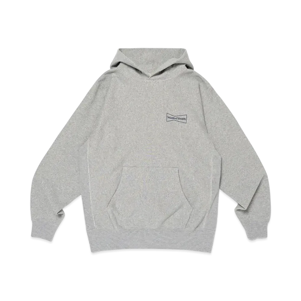 Wasted Youth Heavy Weight Hoodie "Gray"