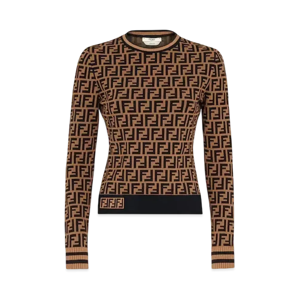 FENDI Women's FF Motif Sweater "Multi Color"