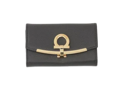 Salvatore Ferragamo Gancini Keyring "Black"