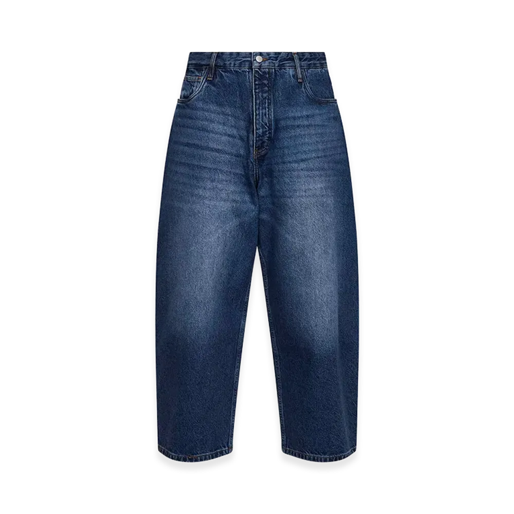 STUDIO NICHOLSON Jeans "Worn Wash Indigo"