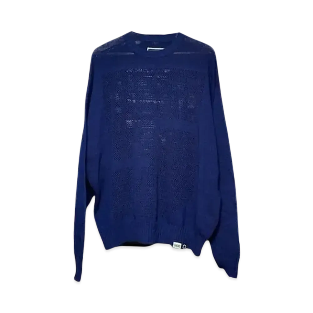 SSZ x PHINGERIN Window Web Sweater "Navy"