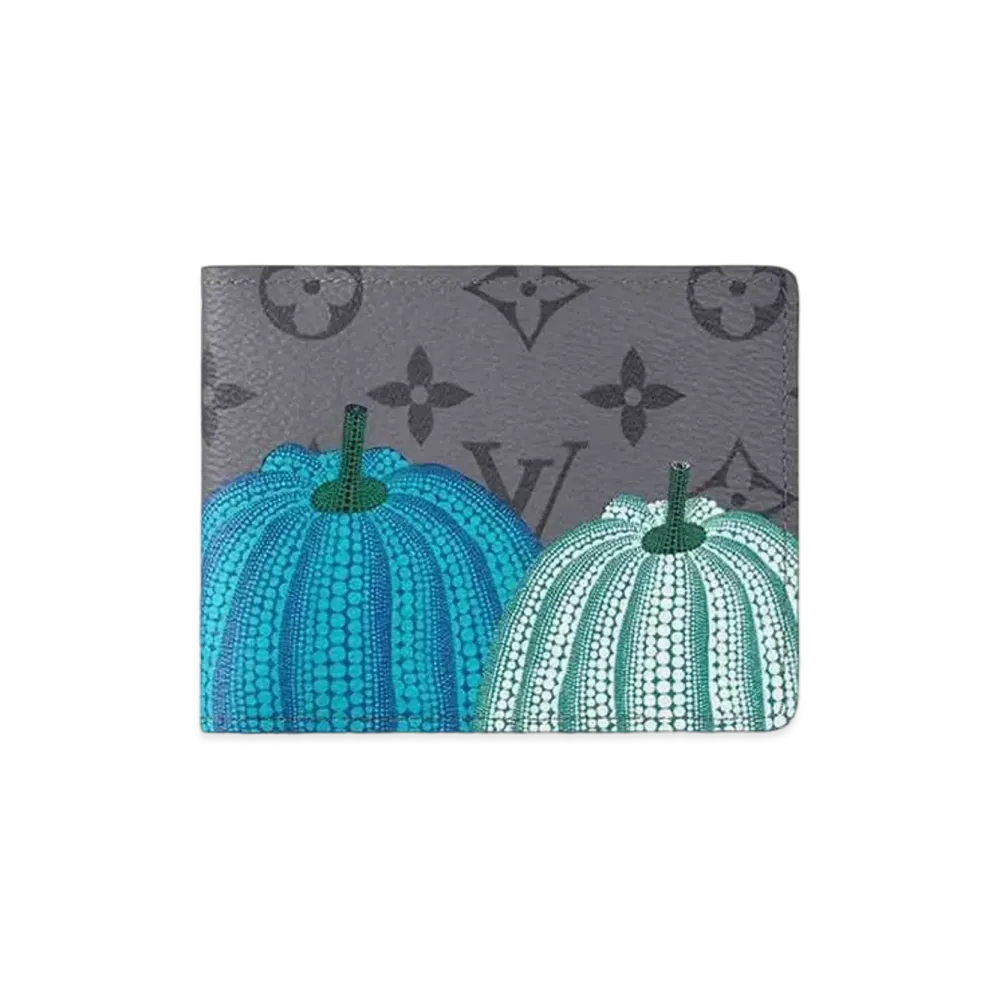 Louis Vuitton x Yayoi Kusama Slender Wallet Monogram Eclipse Reverse Pumpkin