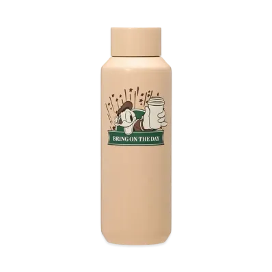 STARBUCKS DISNEY Donald Screw Lid Stainless Bottle "Beige"