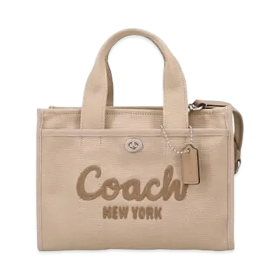 COACH Cargo Tote 26 "Dark Natural Beige"