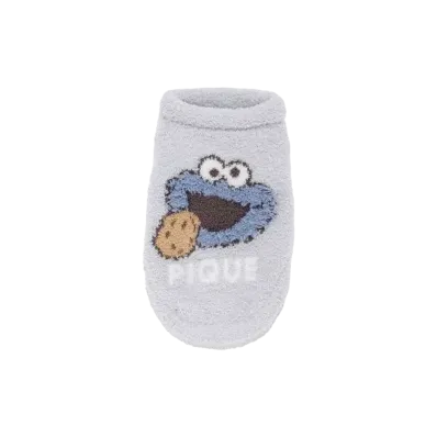 GELATO PIQUE x Sesame Street Cookie Monster Jacquard Pullover (Cat & Dog) "Blue"
