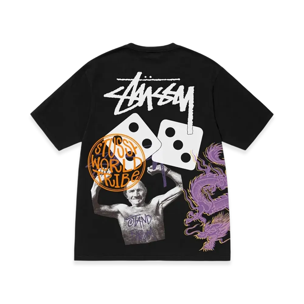 Stussy Strike Pigment Dyed Tee "Black"