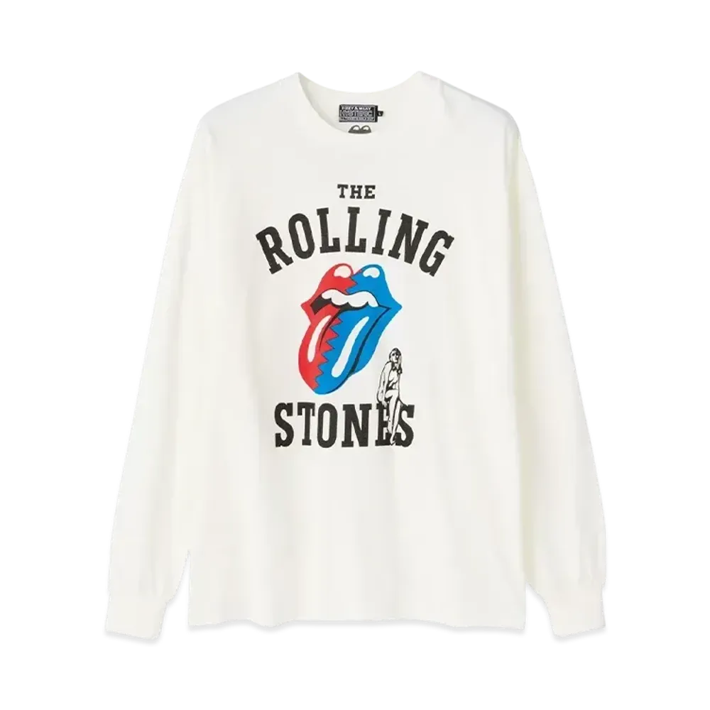 HYSTERIC GLAMOUR x THE ROLLING STONES Steel Wheels T-Shirt "White"