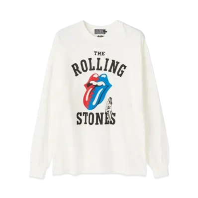 HYSTERIC GLAMOUR x THE ROLLING STONES Steel Wheels T-Shirt "White"