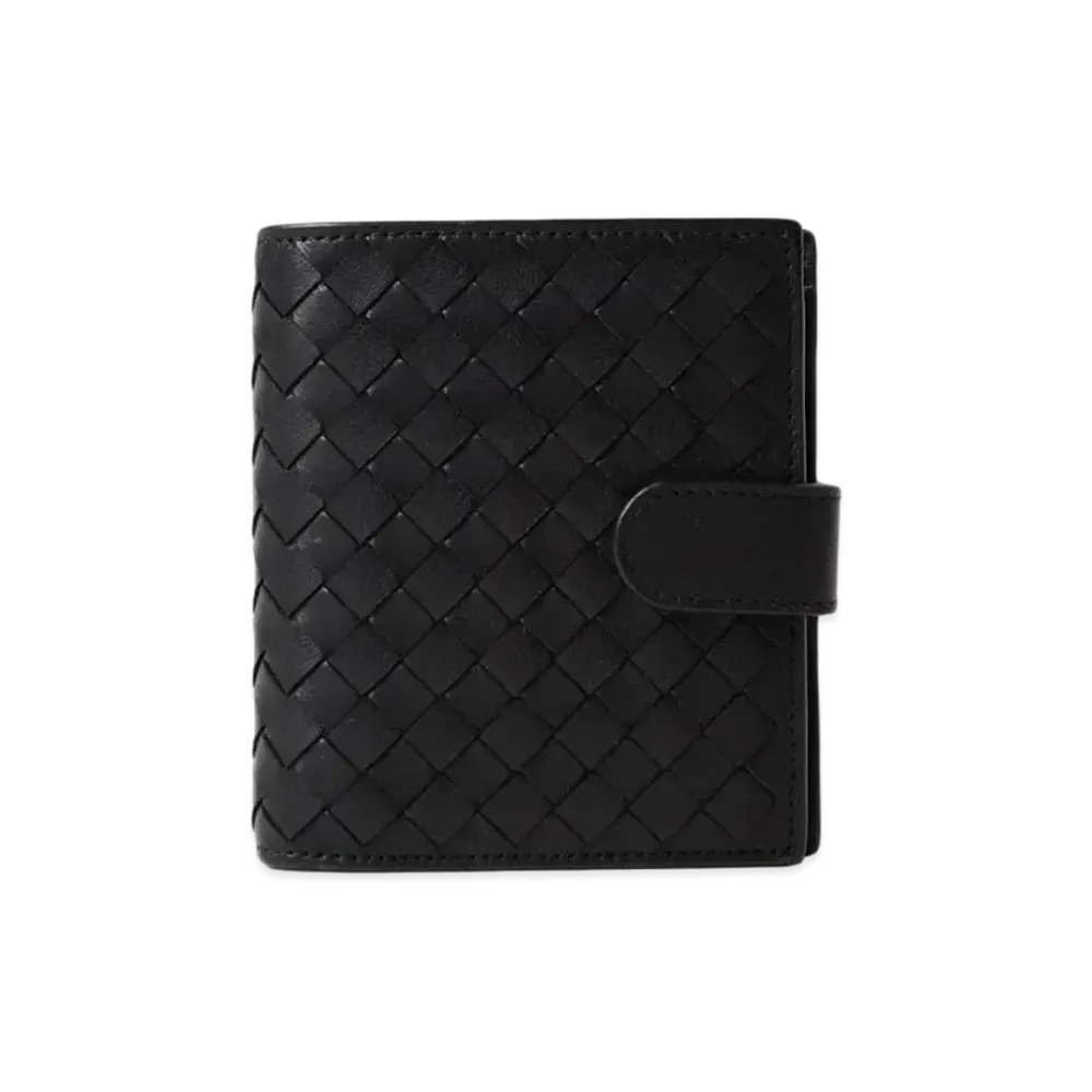 Bottega Veneta Intrecciato Mini Wallet "Black"