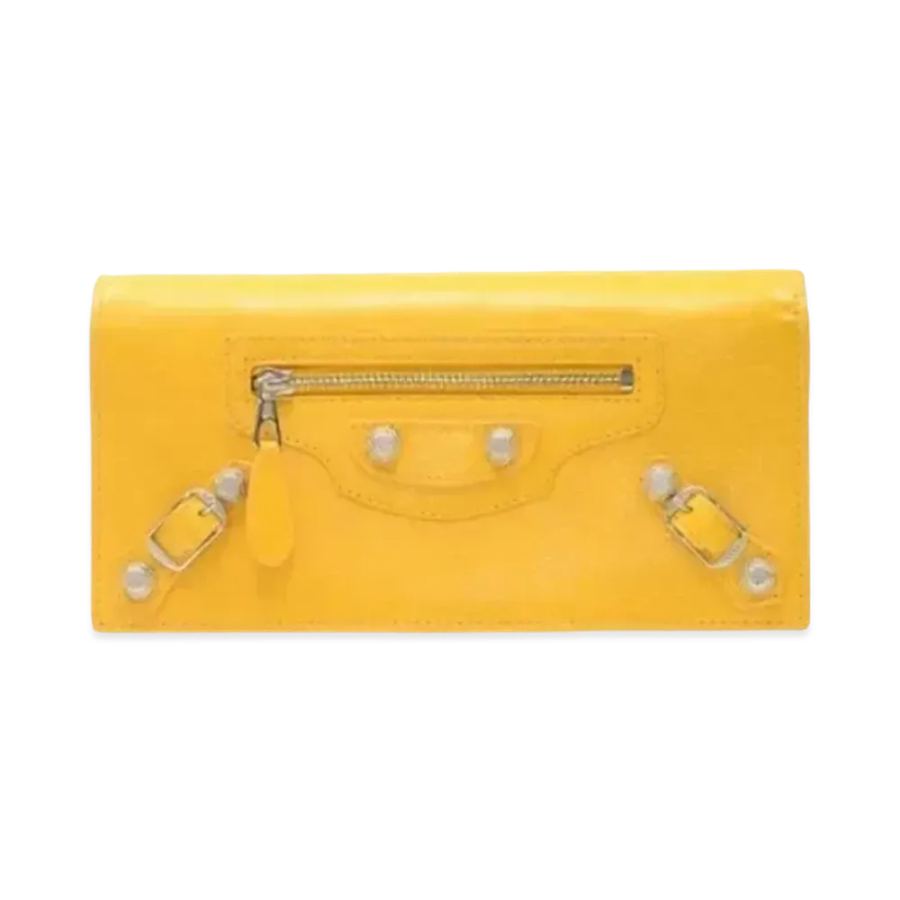 BALENCIAGA Sheepskin Wallet "Yellow"