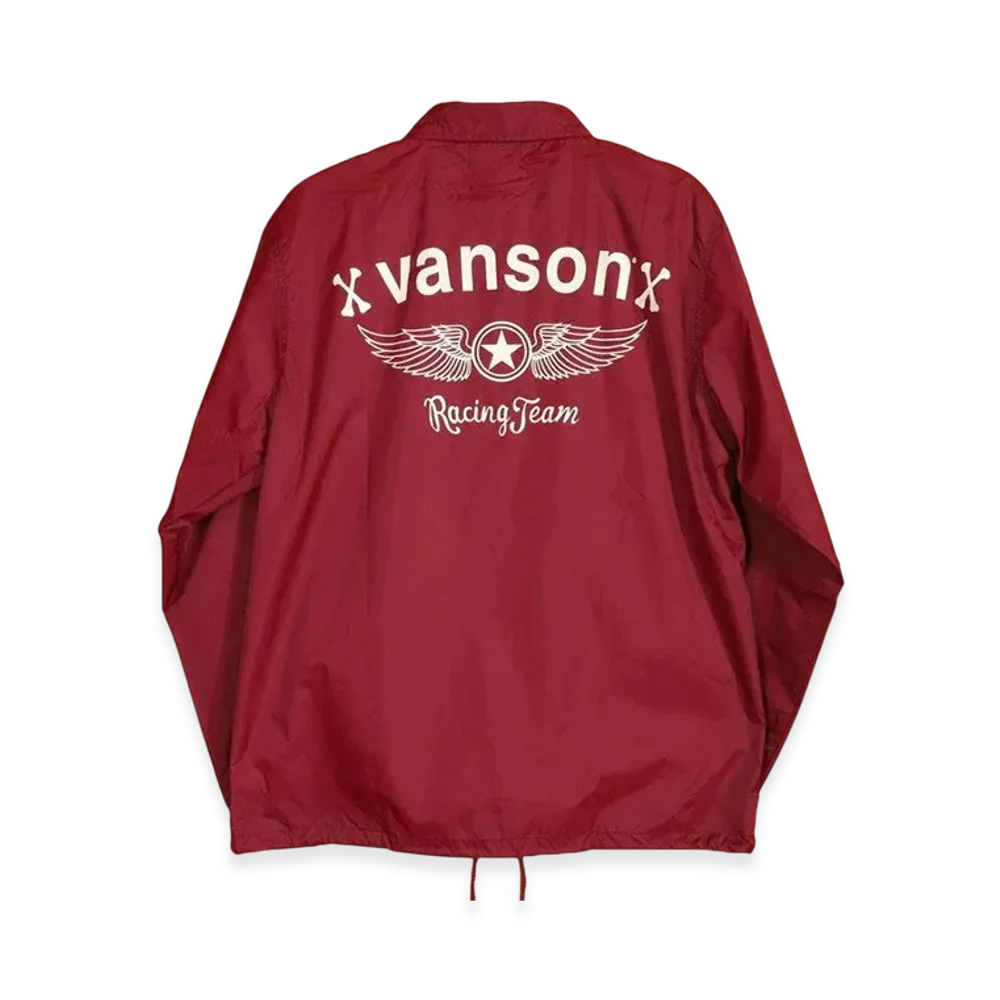 Vanson Coach Jacket "Burgundy"
