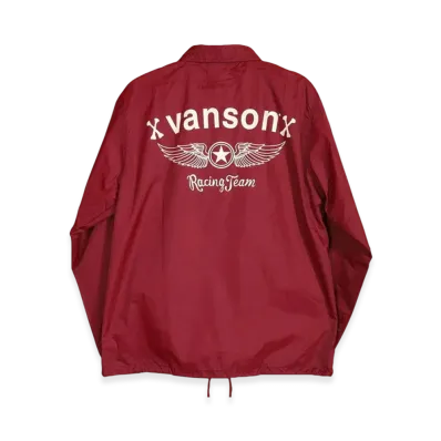 Vanson Coach Jacket "Burgundy"