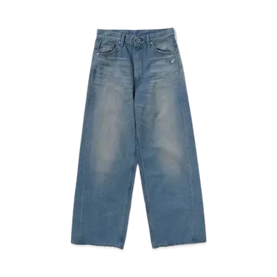 A BATHING APE Stone Washed Denim Pants "Lightindi"
