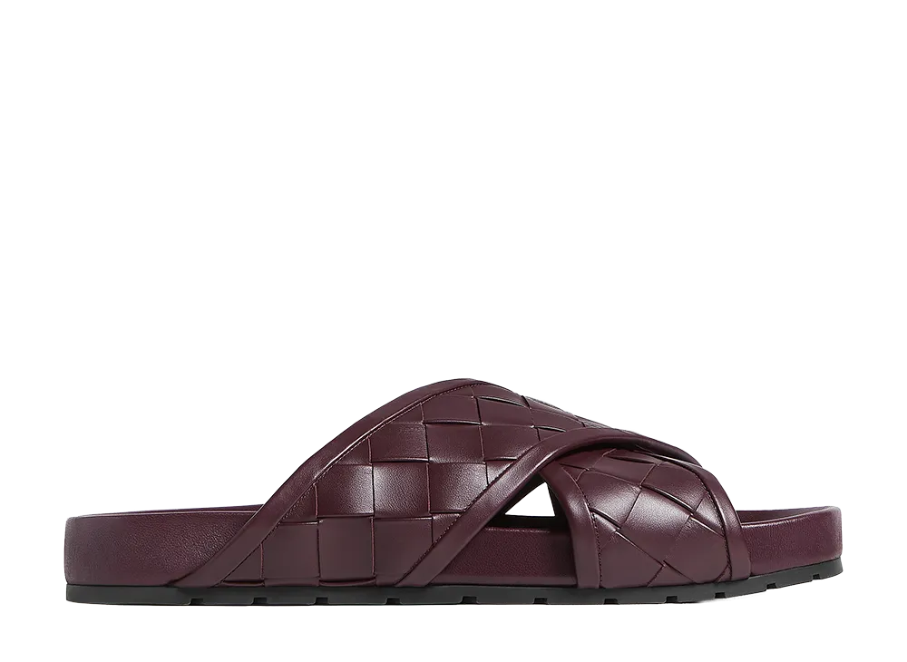 Bottega Veneta Tariq Mules "Deep Mahogany"