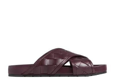 Bottega Veneta Tariq Mules "Deep Mahogany"