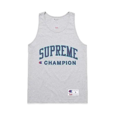Supreme x Champion Tank Top "Ash Grey"