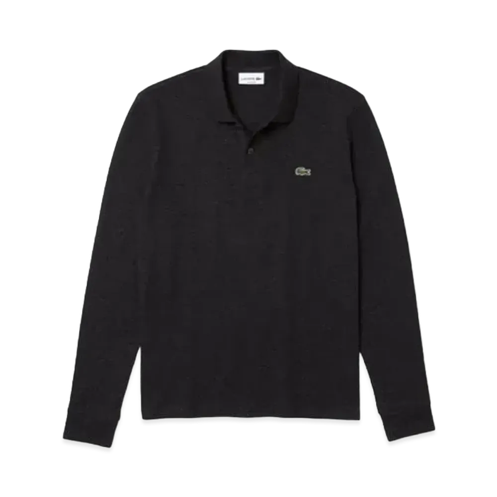 LACOSTE Long Sleep Color Polo Shirt L1313 "Charcoar"