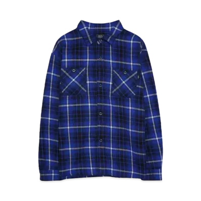 RATS COTTON FLANNEL BLUE CHECK SHIRT "BLUE CHECK"