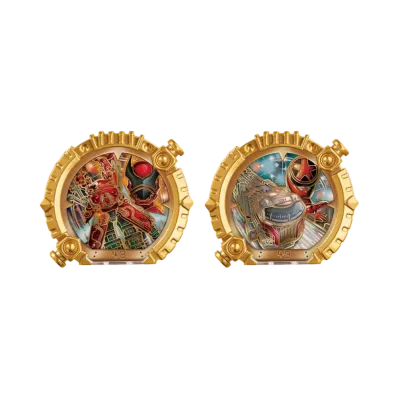 BANDAI "Narikiri Series" -No.1 Sentai Gozyuger- DX Sentai Ring Set King-Ohger & Boonboomger