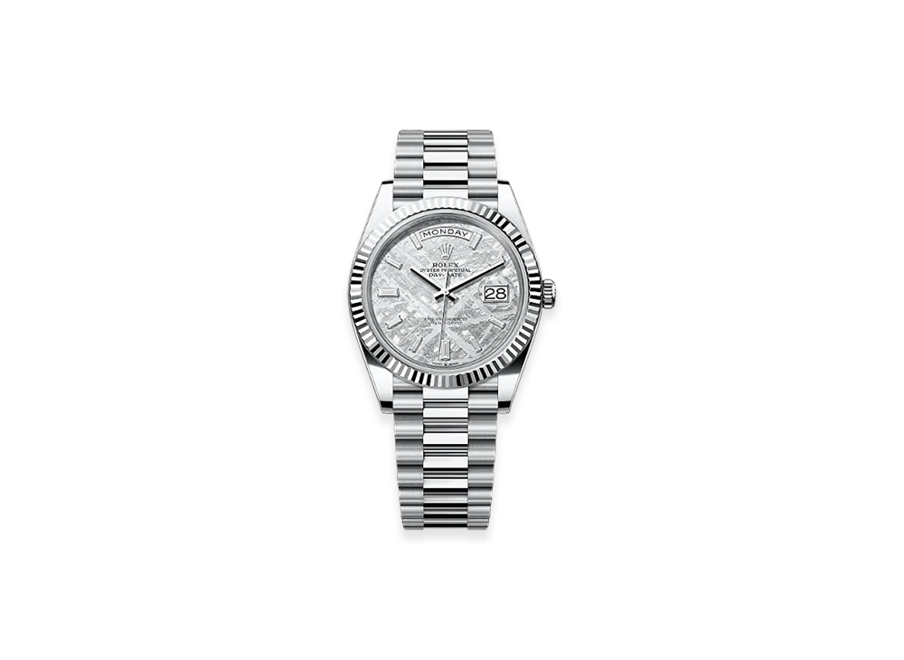 ROLEX Day-Date 40mm Platinum 228236 "Meteorite"