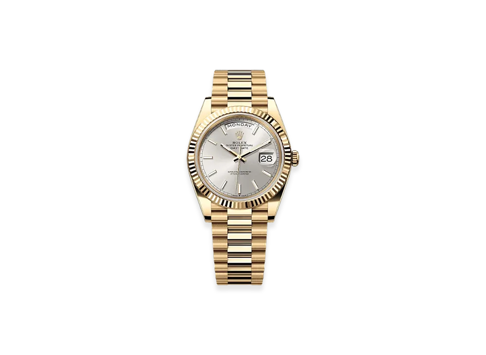 ROLEX Day-Date 40 Yellow Gold "Grey"