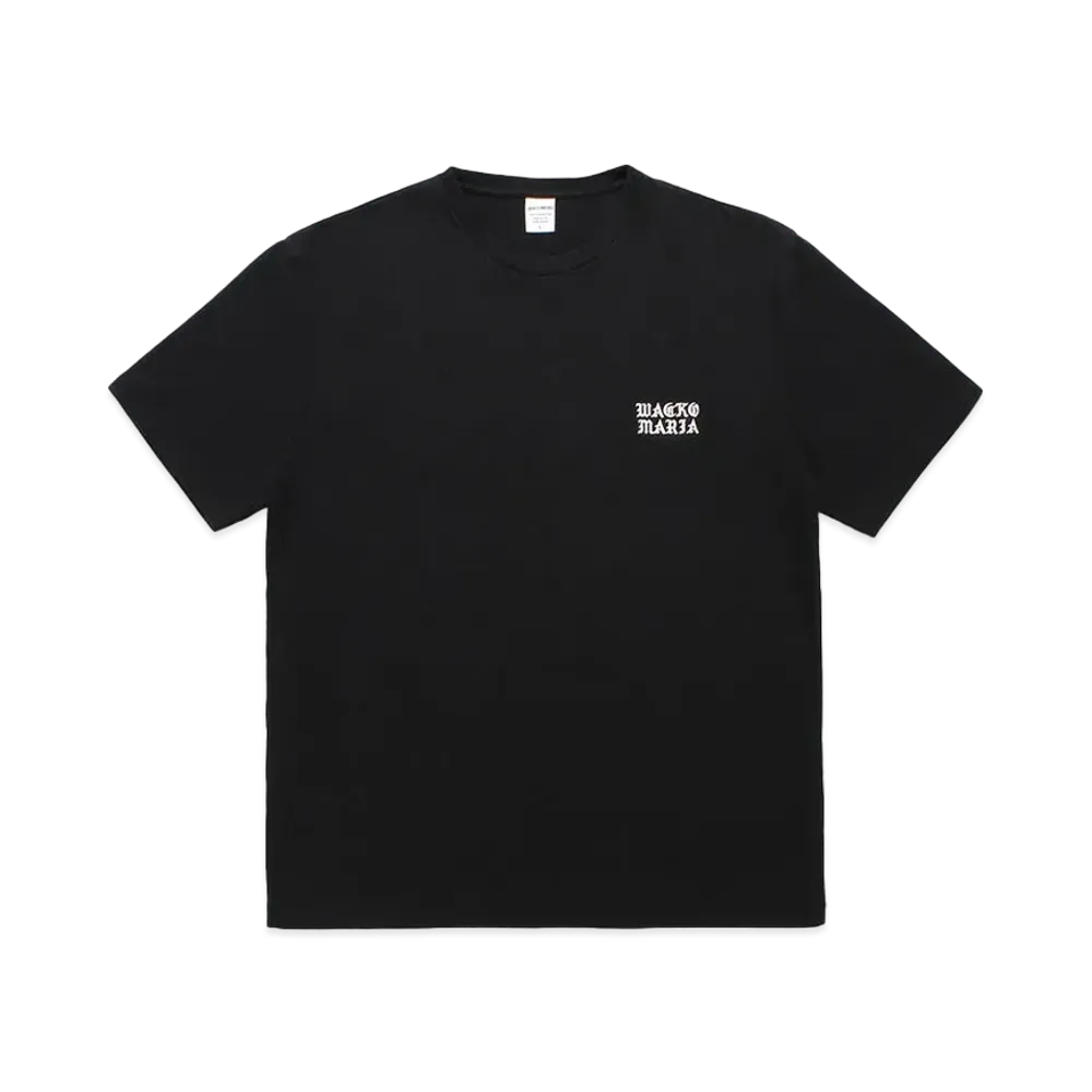 WACKO MARIA Washed Heavy Weight T-Shirt "Black"
