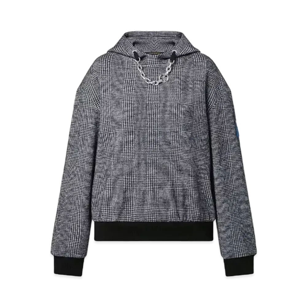 Louis Vuitton Prince Of Wales Hoodie "Gray"