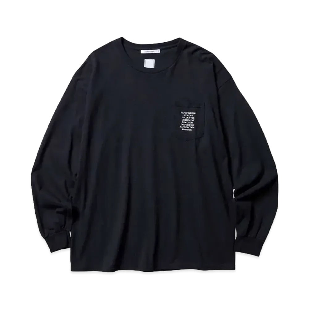 Liberaiders POCKET L/S TEE "BLACK"