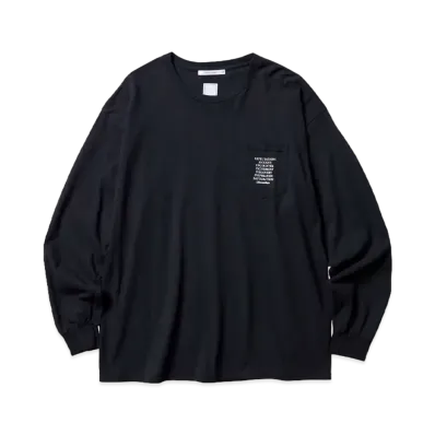 Liberaiders POCKET L/S TEE "BLACK"