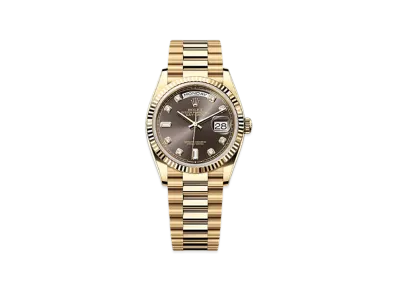 ROLEX Day-Date 36mm Yellow Gold 128238 "Dark Grey"