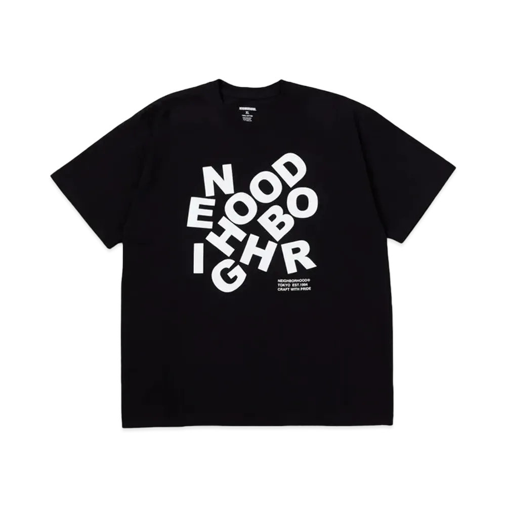 NEIGHBORHOOD NH . Tee SS-25 "Black"