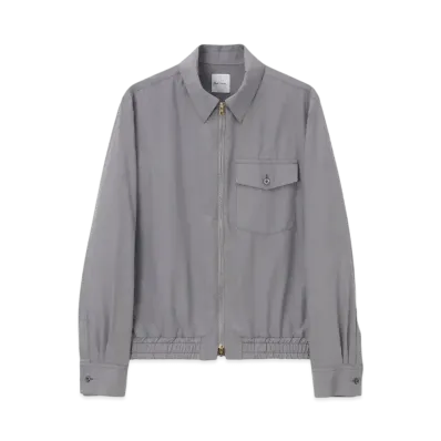 Paul Smith Lightweight Texture Short Blouson "Gray"