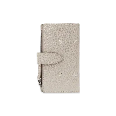 Maison Margiela Four Stitches Zip Wallet "Light Grey"