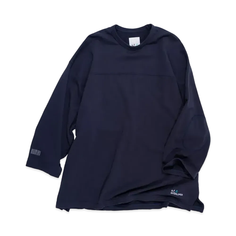 eye_C x S.F.C Football L/S Tee "Navy"