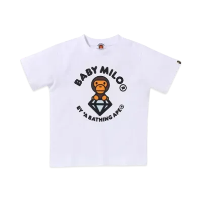 A BATHING APE Milo Diamond Tee "White"