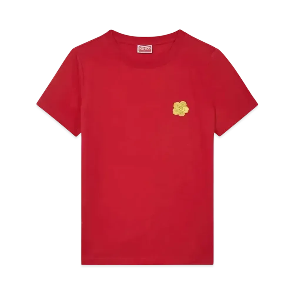 KENZO 'Lunar New Year' Embroidery Cotton T-shirt "Cherry"