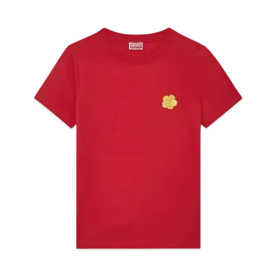 KENZO 'Lunar New Year' Embroidery Cotton T-shirt "Cherry"