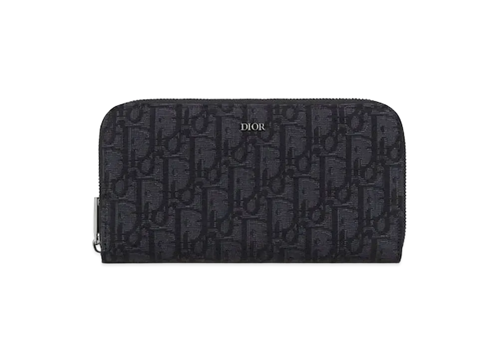 ディオール ロングジップウォレット CD ダイアモンド キャンバス "ブラック" 2ESBC252DCO_H43E