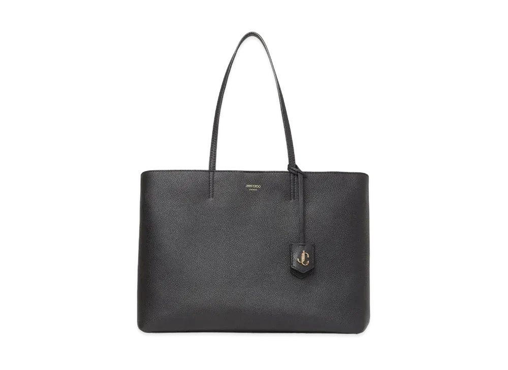 Jimmy Choo Nine2five E/W Calf Leather Tote Bag "Black"
