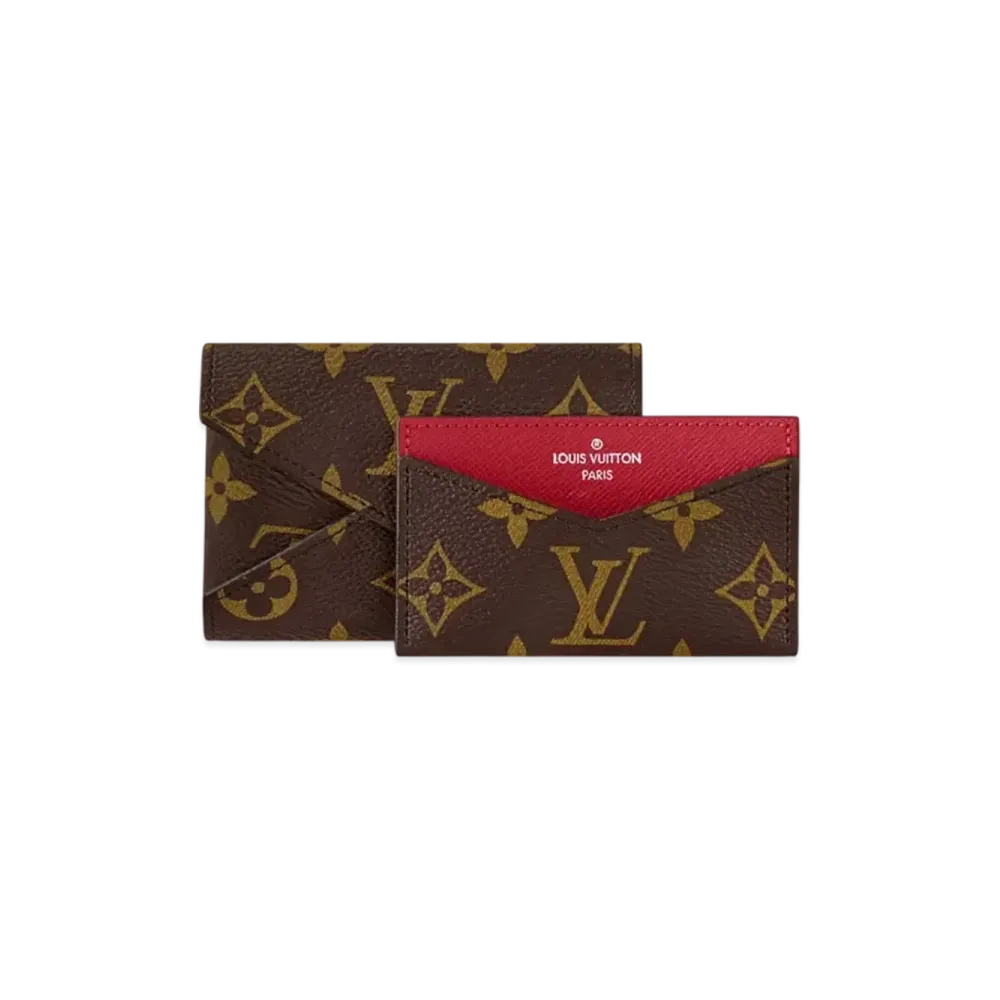 Louis Vuitton Kirigami Card Holder "Sari Red"