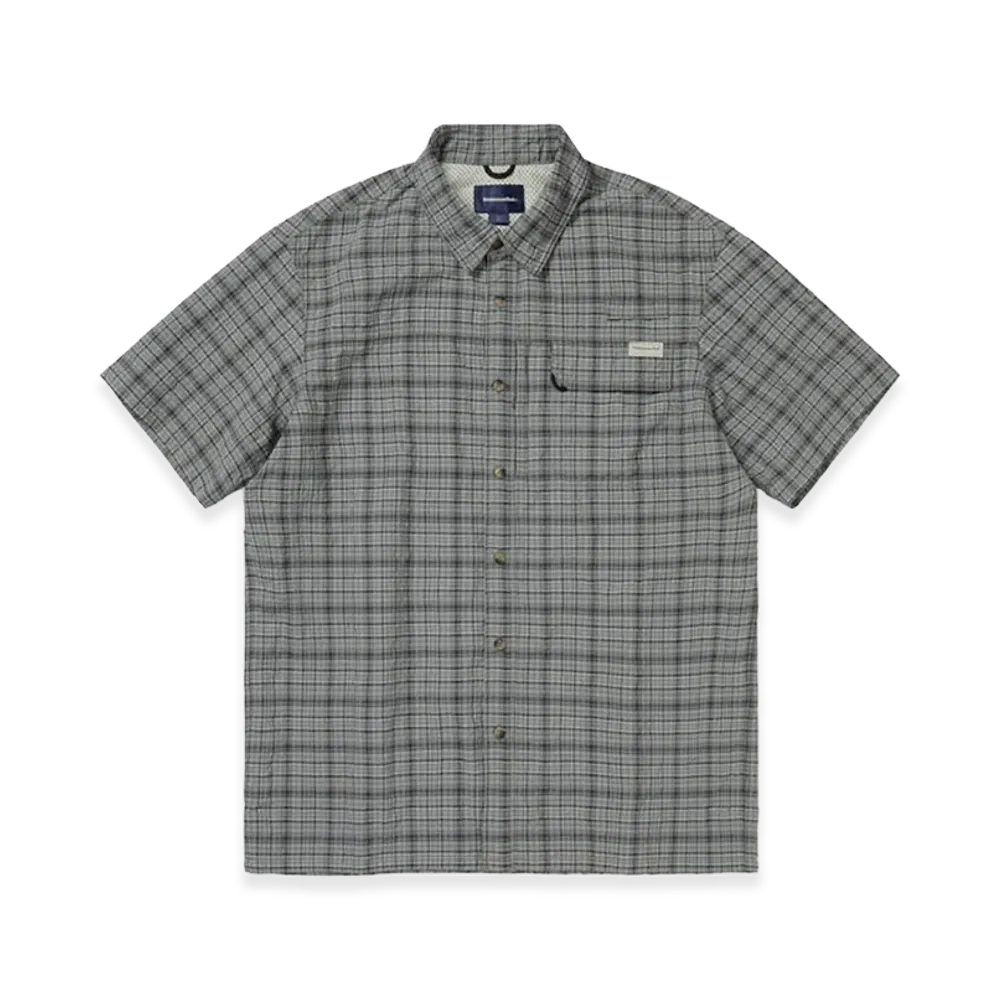 thisisneverthat Plaid S/S Fishing Shirt "Sage"