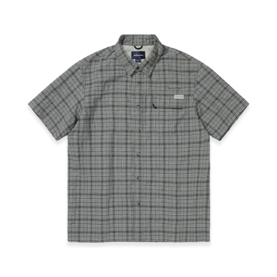 thisisneverthat Plaid S/S Fishing Shirt "Sage"
