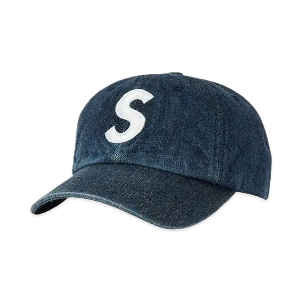 Supreme Kevlar Denim S Logo 6-Panel "Indigo"