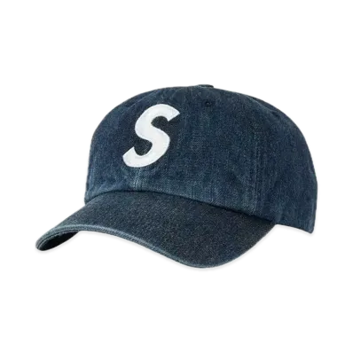 Supreme Kevlar Denim S Logo 6-Panel "Indigo"