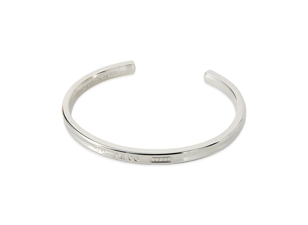 Tiffany & Co. 1837 Narrow Cuff Bangle Large "Silver"