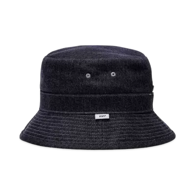 WTAPS Bucket 01 Hat Cotton Denim "Black"