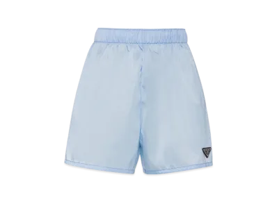 PRADA Women's Re-Nylon Shorts "Celeste"