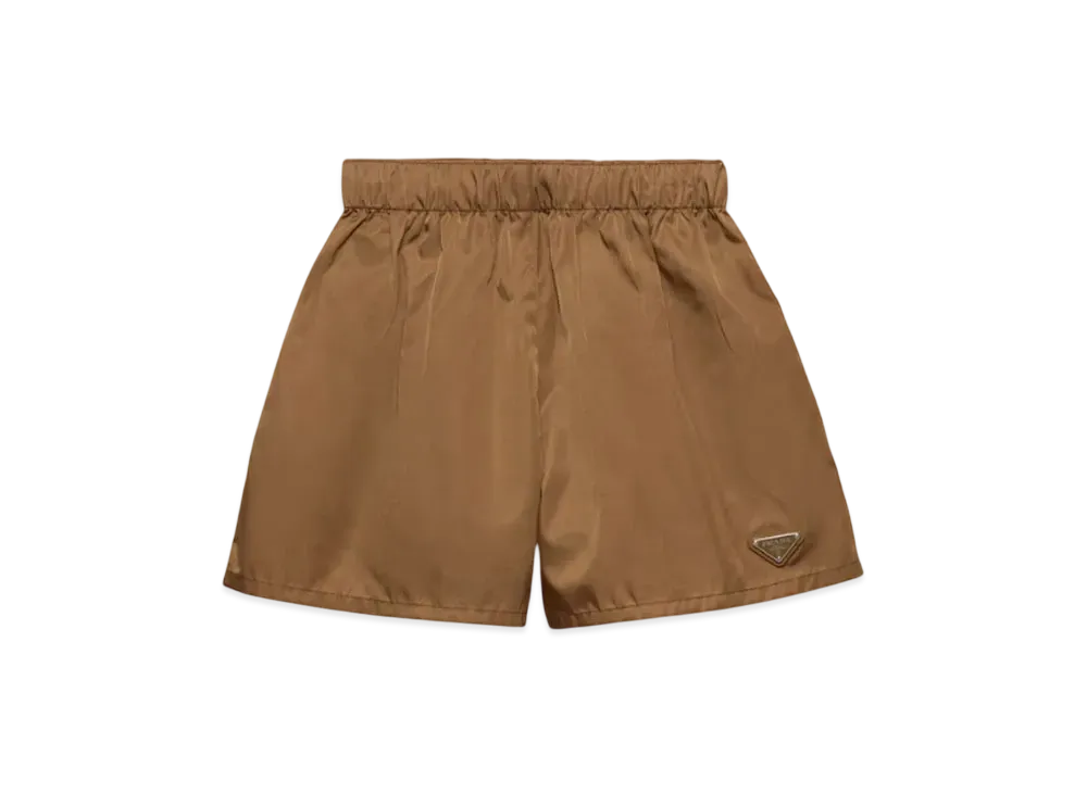 PRADA Women's Re-Nylon Shorts "Brown"