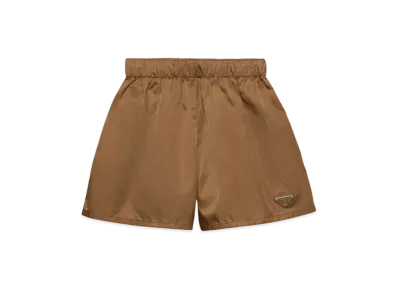 PRADA Women's Re-Nylon Shorts "Brown"